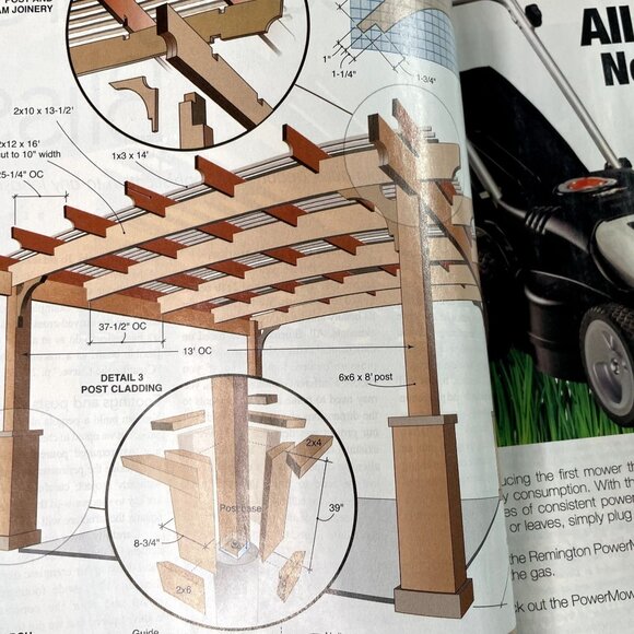 Handyman Woodworking Magazine Vol 16 Issue 88 No 3 May Jun 2008 Backyard Project - Picture 8 of 9